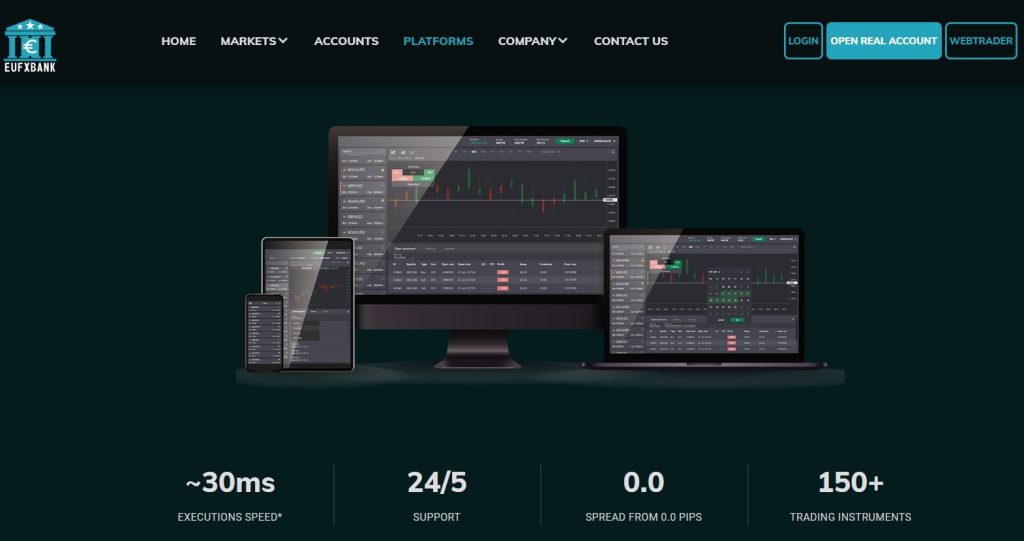 EuFxBank Platform
