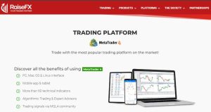 RaiseFX Trading Platform