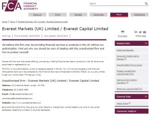 Trades Universal subsidiary of Everest Capital Ltd