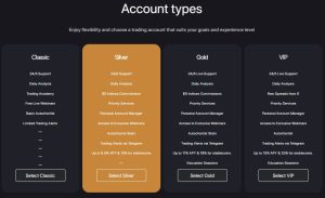 BullGeko Account Types