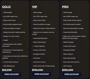 Quantum Trade Account Types