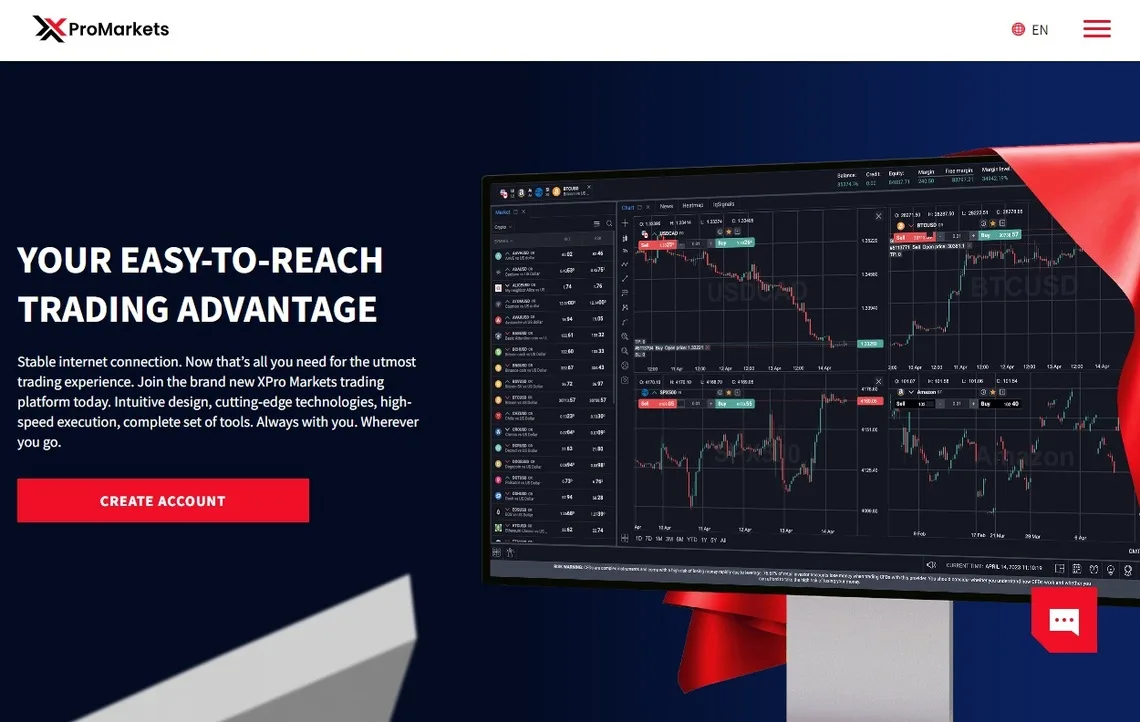 XPro Markets trading software