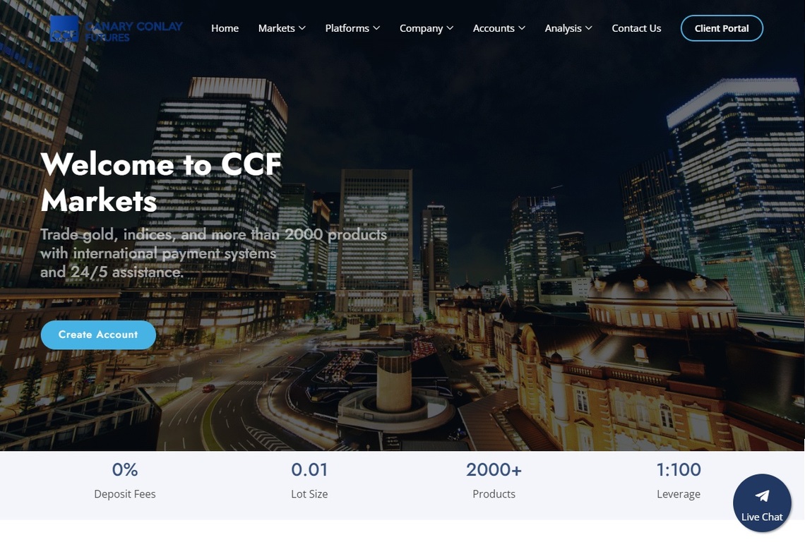in-depth CCFMarkets review